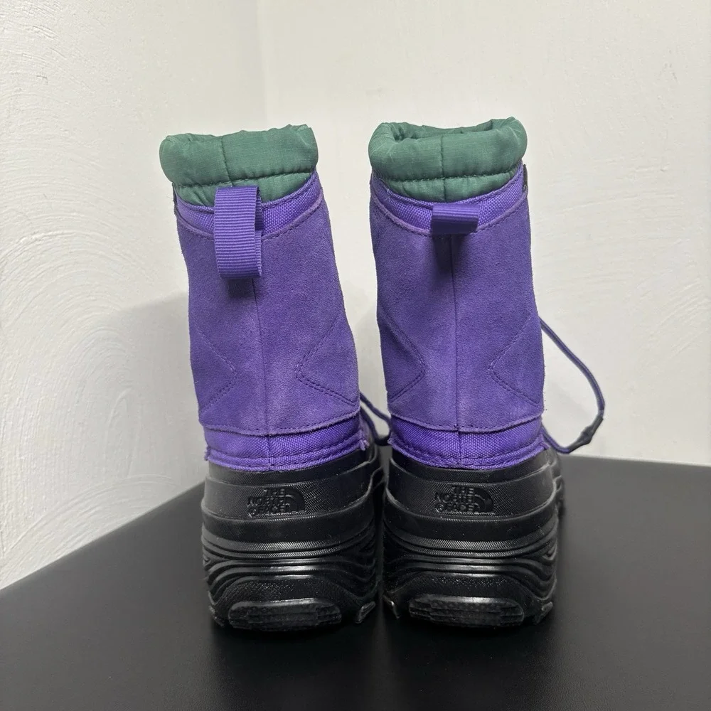 The North Face Kids Alpenglow‎ V Waterproof Winter Boots Children Sz 3 Purple